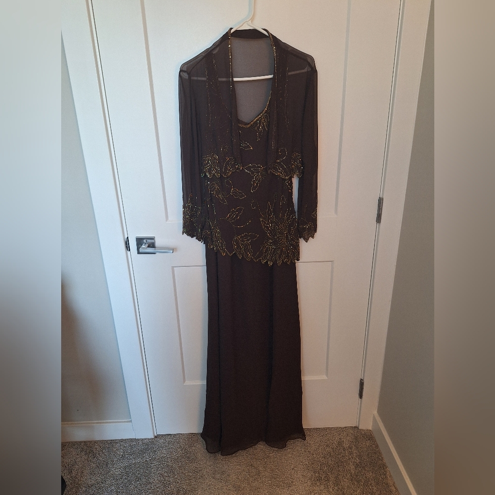 Mother of Groom Floor Length Gown